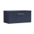 Nuie Arno Wall Hung 1-Drawer Vanity Unit with Worktop 800mm Wide - Midnight Blue | Thumbnail Image
