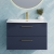 Nuie Arno Wall Hung 2-Drawer Vanity Unit with Basin-4 800mm Wide - Midnight Blue | Thumbnail Image