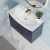Nuie Arno Wall Hung 2-Drawer Vanity Unit with Basin-4 800mm Wide - Midnight Blue | Thumbnail Image
