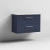 Nuie Arno Wall Hung 2-Drawer Vanity Unit with Bellato Grey Worktop 800mm Wide - Midnight Blue | Thumbnail Image