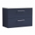 Nuie Arno Wall Hung 2-Drawer Vanity Unit with Sparkling White Worktop 800mm Wide - Midnight Blue | Thumbnail Image