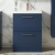 Nuie Arno Floor Standing 2-Drawer Vanity Unit with Basin-1 600mm Wide - Midnight Blue | Thumbnail Image