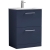 Nuie Arno Floor Standing 2-Drawer Vanity Unit with Basin-2 600mm Wide - Midnight Blue | Thumbnail Image