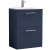 Nuie Arno Floor Standing 2-Drawer Vanity Unit with Basin-4 600mm Wide - Midnight Blue | Thumbnail Image