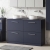 Arno Twin 1200mm 4-Drawer Floor Standing Vanity Unit with Countertop | Thumbnail Image