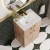 Nuie Arno Floor Standing 2-Door Vanity Unit with Basin-2 500mm Wide - Bleached Oak | Thumbnail Image