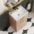 Nuie Arno Floor Standing 2-Door Vanity Unit with Basin-3 500mm Wide - Bleached Oak | Thumbnail Image