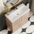 Nuie Arno Floor Standing 2-Door Vanity Unit with Basin 1 800mm Wide - Bleached Oak | Thumbnail Image