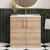 Nuie Arno Floor Standing 2-Door Vanity Unit with Basin-2 800mm Wide - Bleached Oak | Thumbnail Image