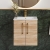 Arno Woodgrain 500mm 2-Door Wall Hung Vanity Unit