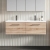 Arno Twin Woodgrain 1200mm 2-Drawer Wall Hung Vanity Unit