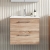 Arno Woodgrain 600mm 2-Drawer Wall Hung Vanity Unit | Thumbnail Image