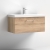 Nuie Arno Wall Hung 1-Drawer Vanity Unit with Basin-1 800mm Wide - Bleached Oak | Thumbnail Image