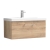 Nuie Arno Wall Hung 1-Drawer Vanity Unit with Basin-1 800mm Wide - Bleached Oak | Thumbnail Image