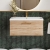 Arno Woodgrain 800mm 1-Drawer Wall Hung Vanity Unit