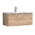 Arno Woodgrain 800mm 1-Drawer Wall Hung Vanity Unit