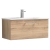 Nuie Arno Wall Hung 1-Drawer Vanity Unit with Basin-2 800mm Wide - Bleached Oak | Thumbnail Image