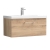 Nuie Arno Wall Hung 1-Drawer Vanity Unit with Basin-3 800mm Wide - Bleached Oak