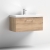 Nuie Arno Wall Hung 1-Drawer Vanity Unit with Basin-3 800mm Wide - Bleached Oak