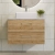 Nuie Arno Wall Hung 2-Drawer Vanity Unit with Bellato Grey Worktop 800mm Wide - Bleached Oak | Thumbnail Image