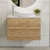 Nuie Arno Wall Hung 2-Drawer Vanity Unit with Carrera Marble Worktop 800mm Wide - Bleached Oak | Thumbnail Image