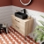 Nuie Arno Wall Hung 2-Drawer Vanity with Worktop 800mm Wide - Bleached Oak | Thumbnail Image