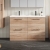 Arno Twin Woodgrain 1200mm 4-Drawer Floor Standing Vanity Unit | Thumbnail Image