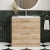 Arno Woodgrain 800mm 2-Drawer Floor Standing Vanity Unit | Thumbnail Image