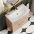 Nuie Arno Floor Standing 2-Drawer Vanity Unit with Basin-4 800mm Wide -Bleached Oak | Thumbnail Image