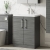 Arno Woodgrain 600mm 2-Door Floor Standing Vanity Unit