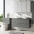 Nuie Arno Wall Hung 4-Drawer Vanity Unit with Worktop 1200mm Wide - Anthracite Woodgrain | Thumbnail Image