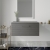 Nuie Arno Wall Hung 1-Drawer Vanity Unit with Worktop 800mm Wide - Anthracite Woodgrain