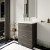 Arno Woodgrain 600mm 2-Drawer Floor Standing Vanity Unit