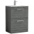 Arno Woodgrain 600mm 2-Drawer Floor Standing Vanity Unit