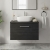 Arno Woodgrain 600mm 1-Drawer Wall Hung Vanity Unit with Countertop