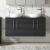 Arno Woodgrain Twin 1200mm 4-Door Wall Hung Vanity Unit with Countertop | Thumbnail Image