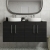 Arno Woodgrain Twin 1200mm 4-Door Wall Hung Vanity Unit with Countertop