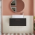 Nuie Arno Wall Hung 1-Drawer Vanity Unit with Bellato Grey Worktop 800mm Wide - Black Woodgrain | Thumbnail Image