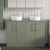 Arno Twin 1200mm 4-Door Floor Standing Vanity Unit with Countertop | Thumbnail Image