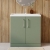 Nuie Arno Floor Standing 2-Door Vanity Unit with Basin-1 800mm Wide - Satin Green