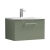 Nuie Arno Wall Hung 1-Drawer Vanity Unit with Basin-4 600mm Wide - Satin Green