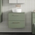 Arno 600mm 2-Drawer Wall Hung Vanity Unit with Countertop