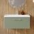 Nuie Arno Wall Hung 1-Drawer Vanity Unit with Basin-1 800mm Wide - Satin Green