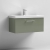 Nuie Arno Wall Hung 1-Drawer Vanity Unit with Basin-3 800mm Wide - Satin Green
