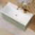 Nuie Arno Wall Hung 1-Drawer Vanity Unit with Basin-3 800mm Wide - Satin Green