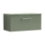 Nuie Arno Wall Hung 1-Drawer Vanity Unit with Worktop 800mm Wide - Satin Green