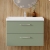Nuie Arno Wall Hung 2-Drawer Vanity Unit with Basin-3 800mm Wide - Satin Green
