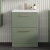 Nuie Arno Floor Standing 2-Drawer Vanity Unit with Basin-1 600mm Wide - Satin Green