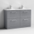 Arno Twin 1200mm 4-Drawer Floor Standing Vanity Unit