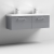 Arno Twin 1200mm 2-Drawer Wall Hung Vanity Unit